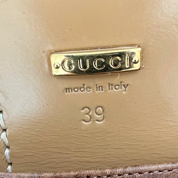 Gucci T-Original GG Canvas Riding Boots Brown Leather Monogram Size 39 EU / 9 US - Picture 7 of 10